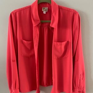 Coral Blouse